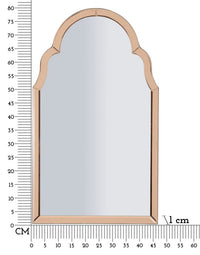 Specchio Da Muro Tangheri Rosa Cm 47X1X80 Elegante Design