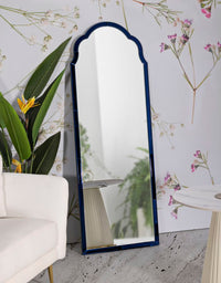 SPECCHIO DA MURO TANGERI BLU CM 55X2X150 Elegante