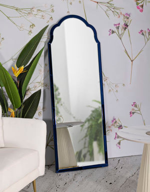 SPECCHIO DA MURO TANGERI BLU CM 55X2X150 Elegante