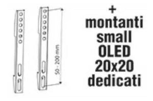 Supporto TV Bravo Quadro 32–82" con Livella – Carico Max 40 kg