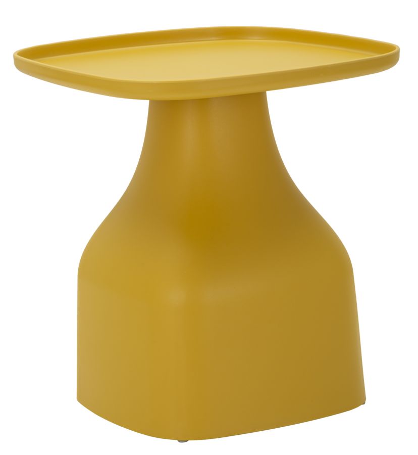 Tavolinetto Gea Giallo Cm 48X48X50 Design Moderno e Funzionale