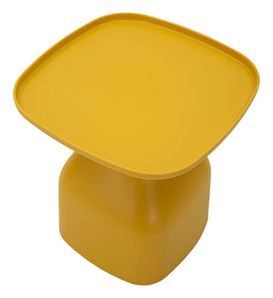 Tavolinetto Gea Giallo Cm 48X48X50 Design Moderno e Funzionale