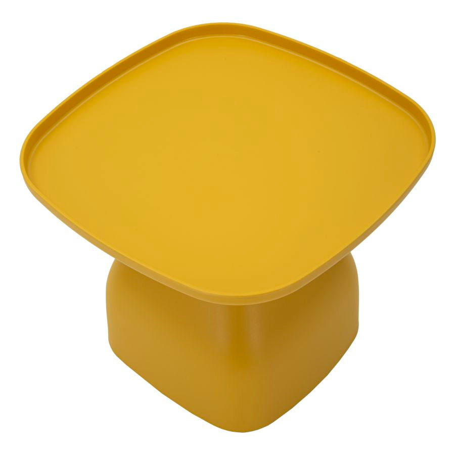 Tavolinetto Gea Giallo CM 48X48X38 Design Moderno Unico