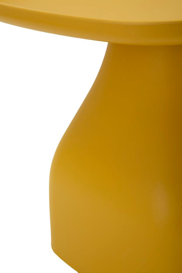 Tavolinetto Gea Giallo CM 48X48X38 Design Moderno Unico
