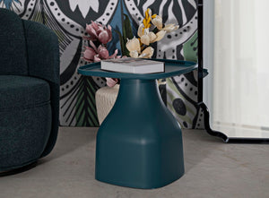 Tavolinetto Gea Blu Cm 48X48X50 Design Moderno Elegante