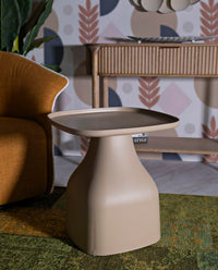 Tavolinetto Gea Tortora Cm 48X48X50 Design Elegante