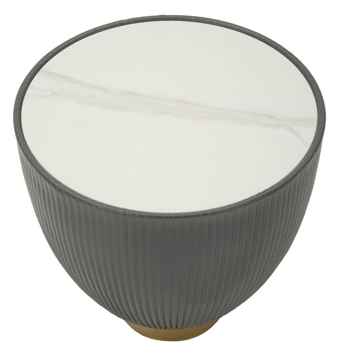 Tavolino Da Caffè Elge Cm Ø 46X45 Con Design Elegante