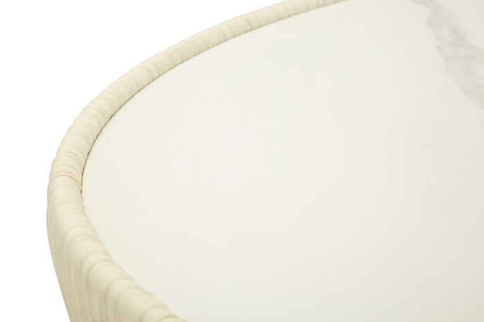 Tavolino Da Caffè Elge Cm Ø 71X38 Design Elegante