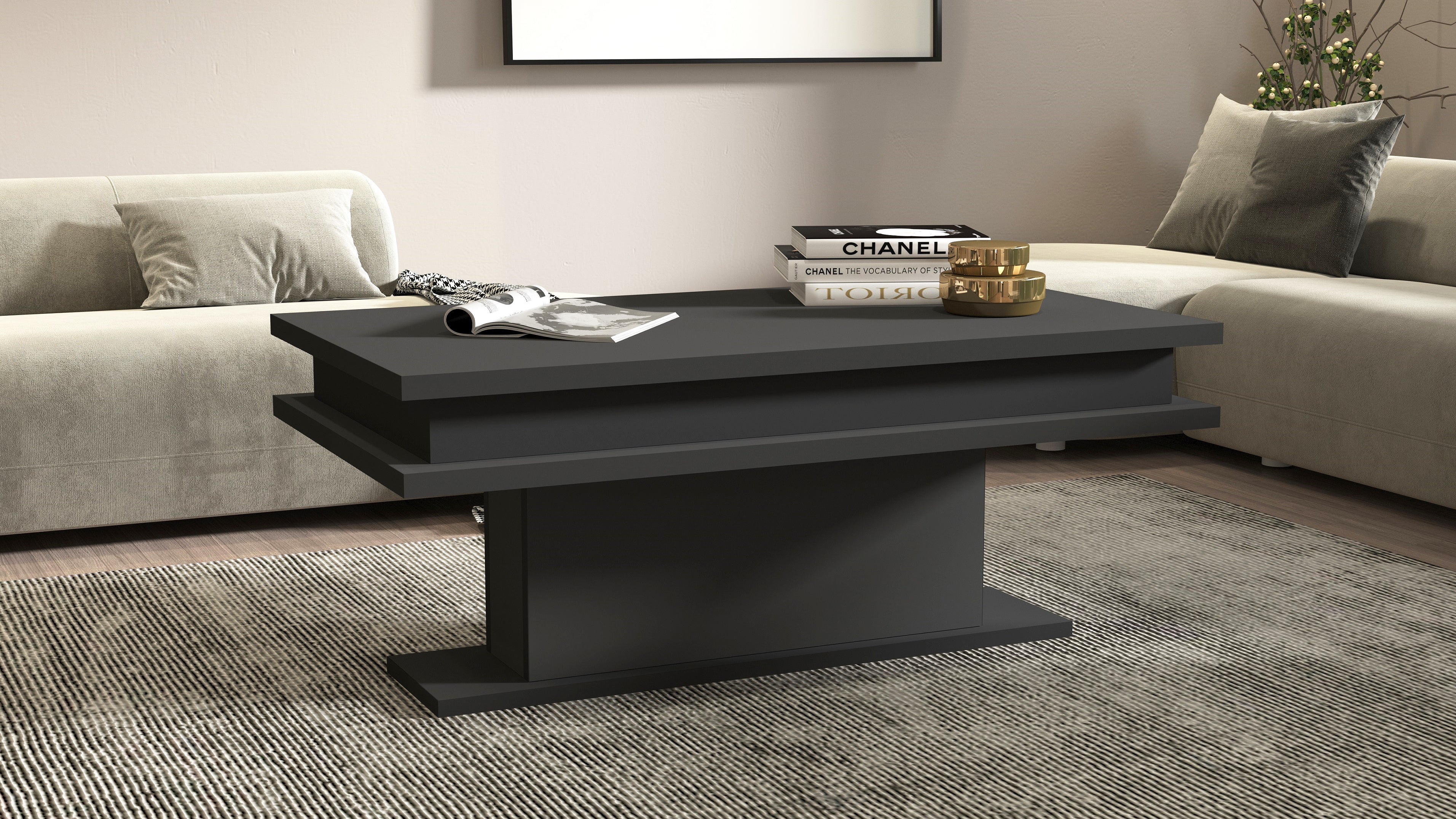 Tavolino da caffè Little Big con design moderno - 100 cm