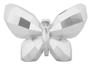 Vaso Butterfly Silver Cm 22,5X8X15 Design Elegante Unico