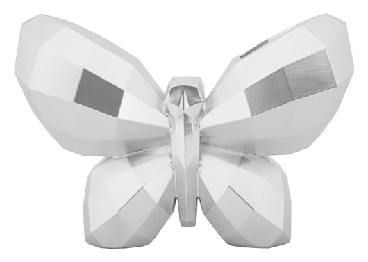 Vaso Butterfly Silver Cm 22,5X8X15 Design Elegante Unico