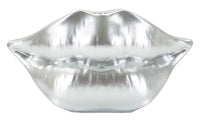 Vaso Mouth Lip Silver Cm 23X8X12 Design Unico e Elegante