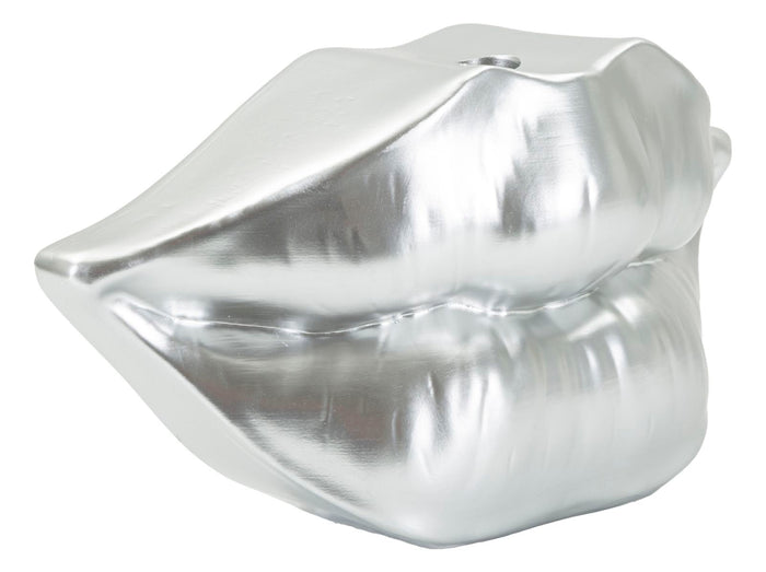Vaso Mouth Lip Silver Cm 23X8X12 Design Unico e Elegante