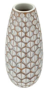 Vaso Resina Tibet Cm Ø 20X45,5 Design Moderno Elegante