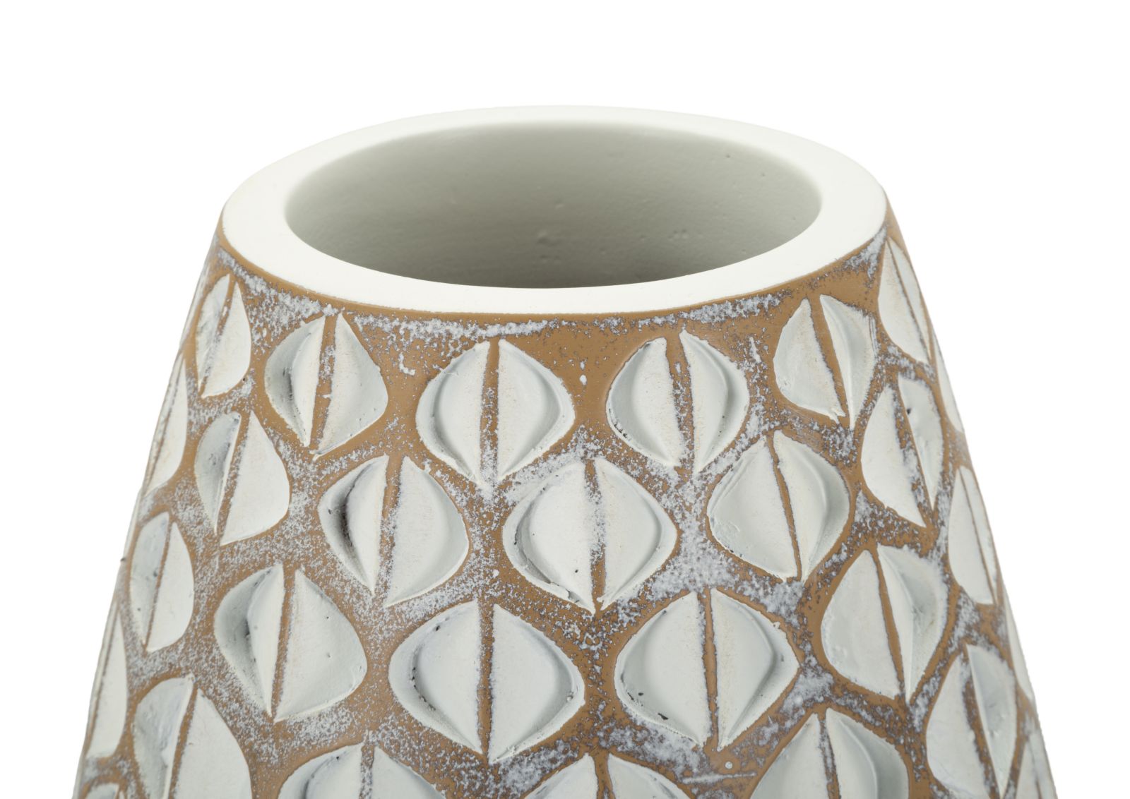 Vaso Resina Tibet Cm Ø 20X45,5 Design Moderno Elegante