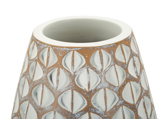 Vaso Resina Tibet Cm Ø 20X45,5 Design Moderno Elegante