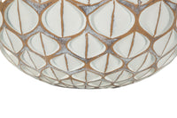 Vaso Resina Tibet Cm Ø 27X27 Elegante Design Moderno