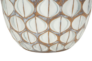 Vaso Resina Tibet Cm Ø 20X45,5 Design Moderno Elegante