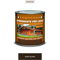 IMPREGNANTE ALL'ACQUA  NOCE SCURO ML750 LEGNOSAN DI VELECA