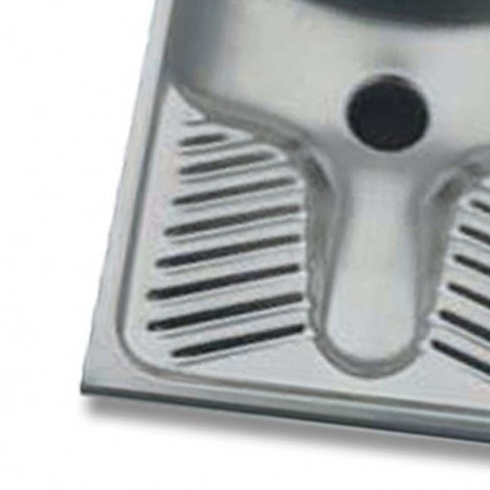 Wc turca da appoggio inox