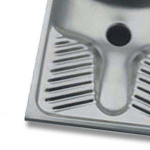 Wc turca da appoggio inox