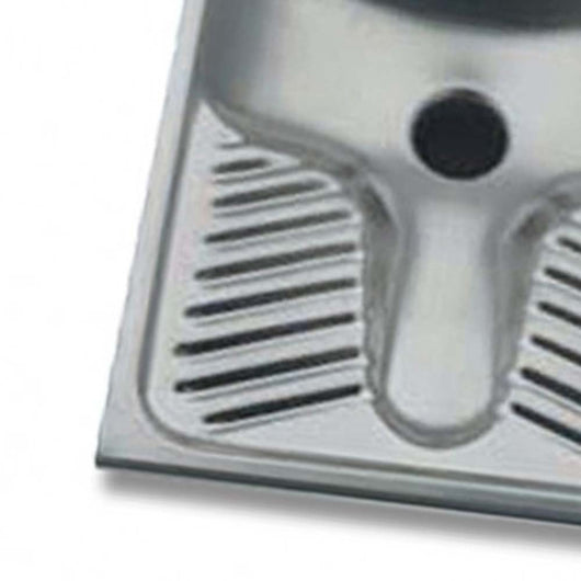 Wc turca da appoggio inox