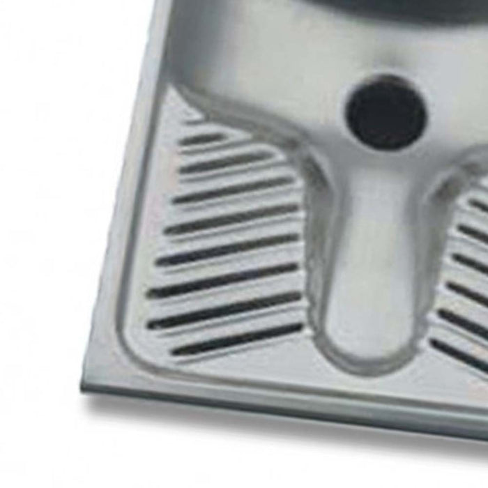 Wc turca da appoggio inox