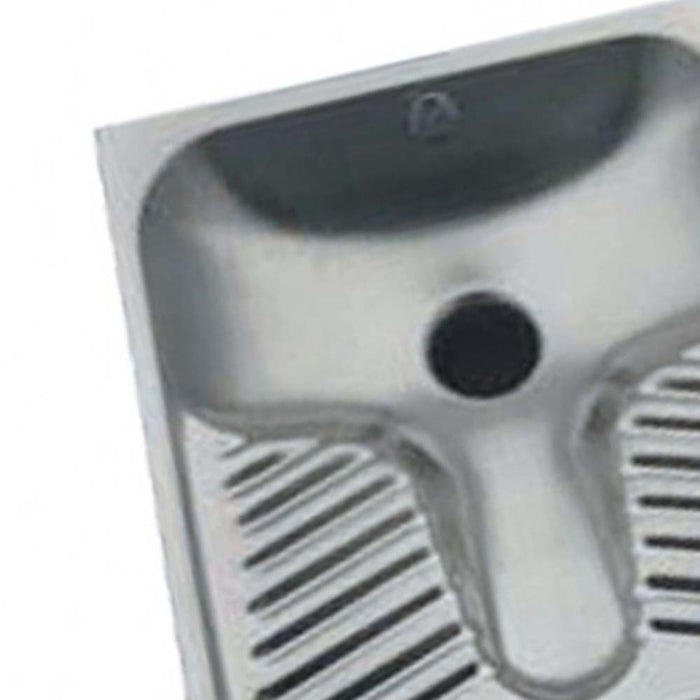 Wc turca da appoggio inox