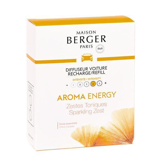 Ricarica Diffusore Auto Aroma Energy Cialde Ceramica 2 Pz Maison Berger