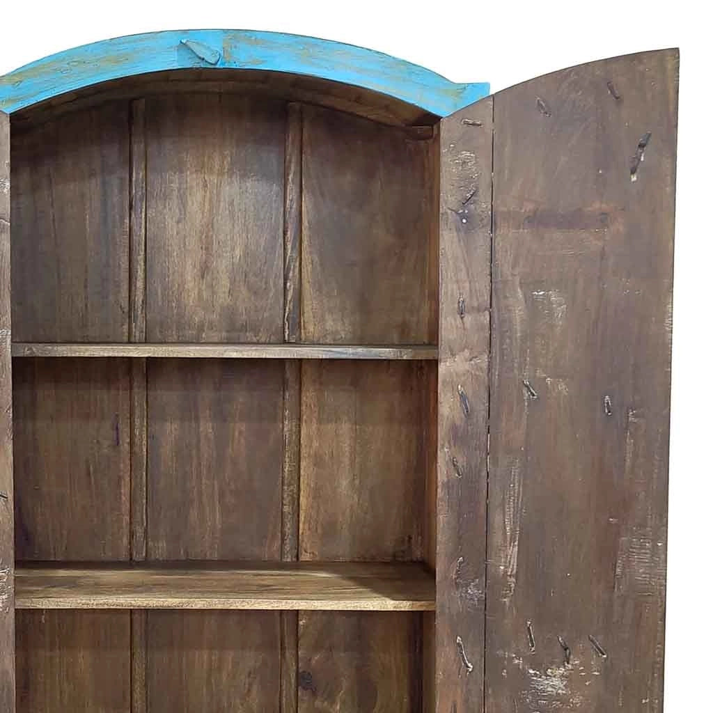 Armadio in legno fatto a mano 90-100x37x170-195h cm