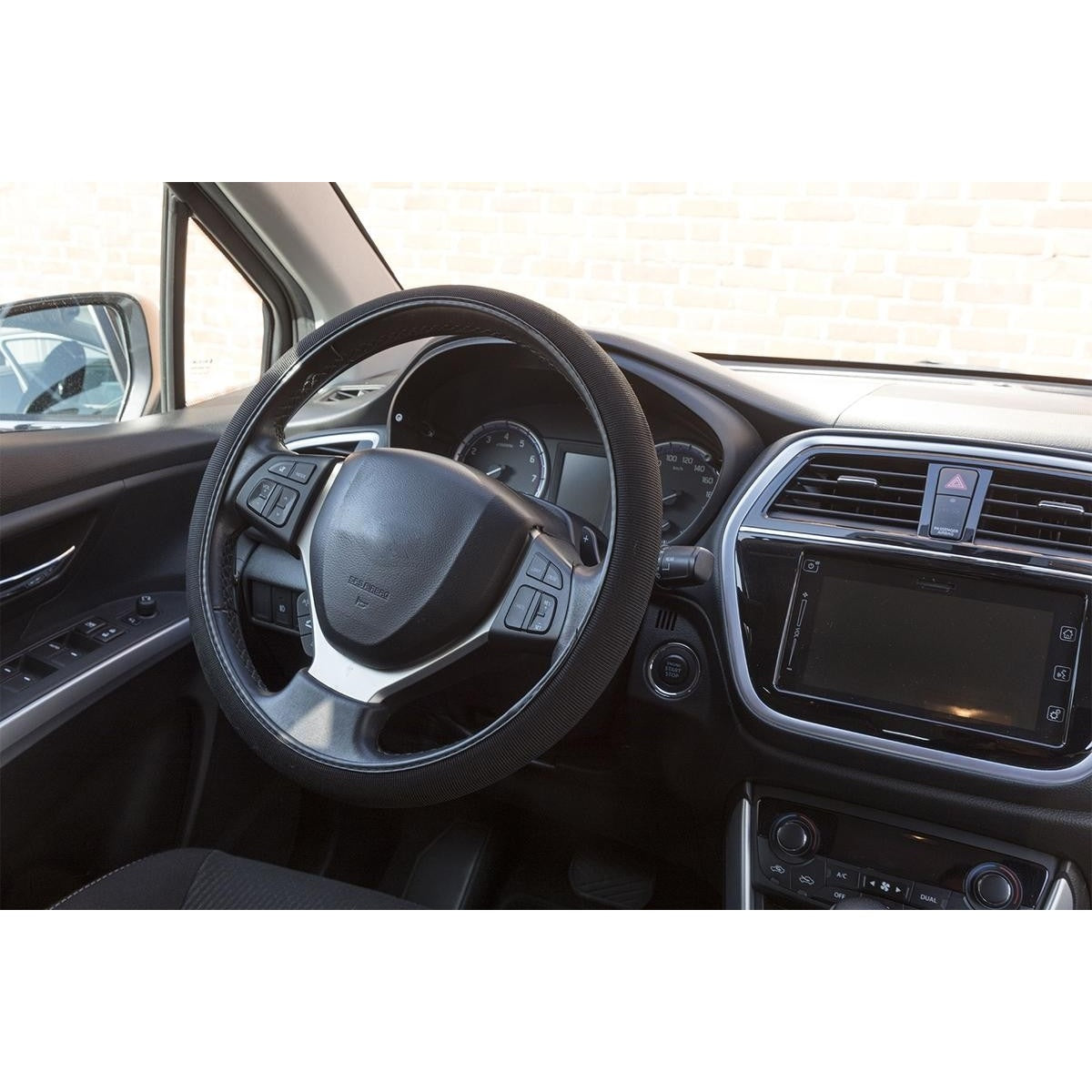 COPRIVOLANTE TESSUTO TECNICO D.37-39CM.