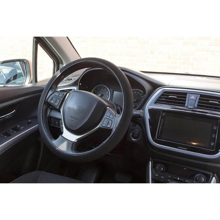 COPRIVOLANTE TESSUTO TECNICO D.37-39CM.