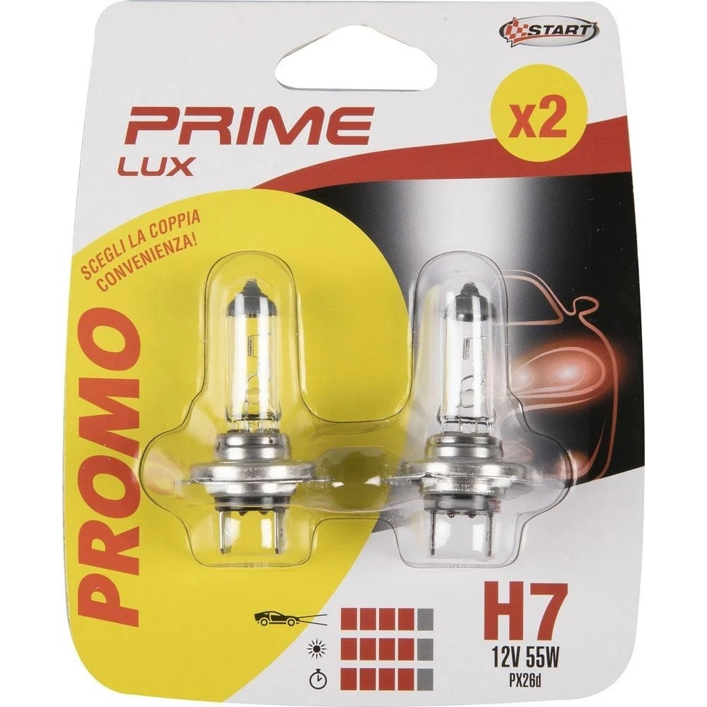 SET 2 LAMPADINE PRIME LUX H7 12V 55W PX26D.