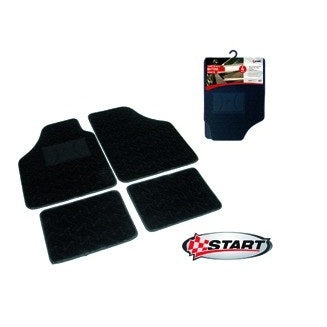 SET 4 TAPPETINI DAYTONA IN MOQUETTE AGUGLIATA.