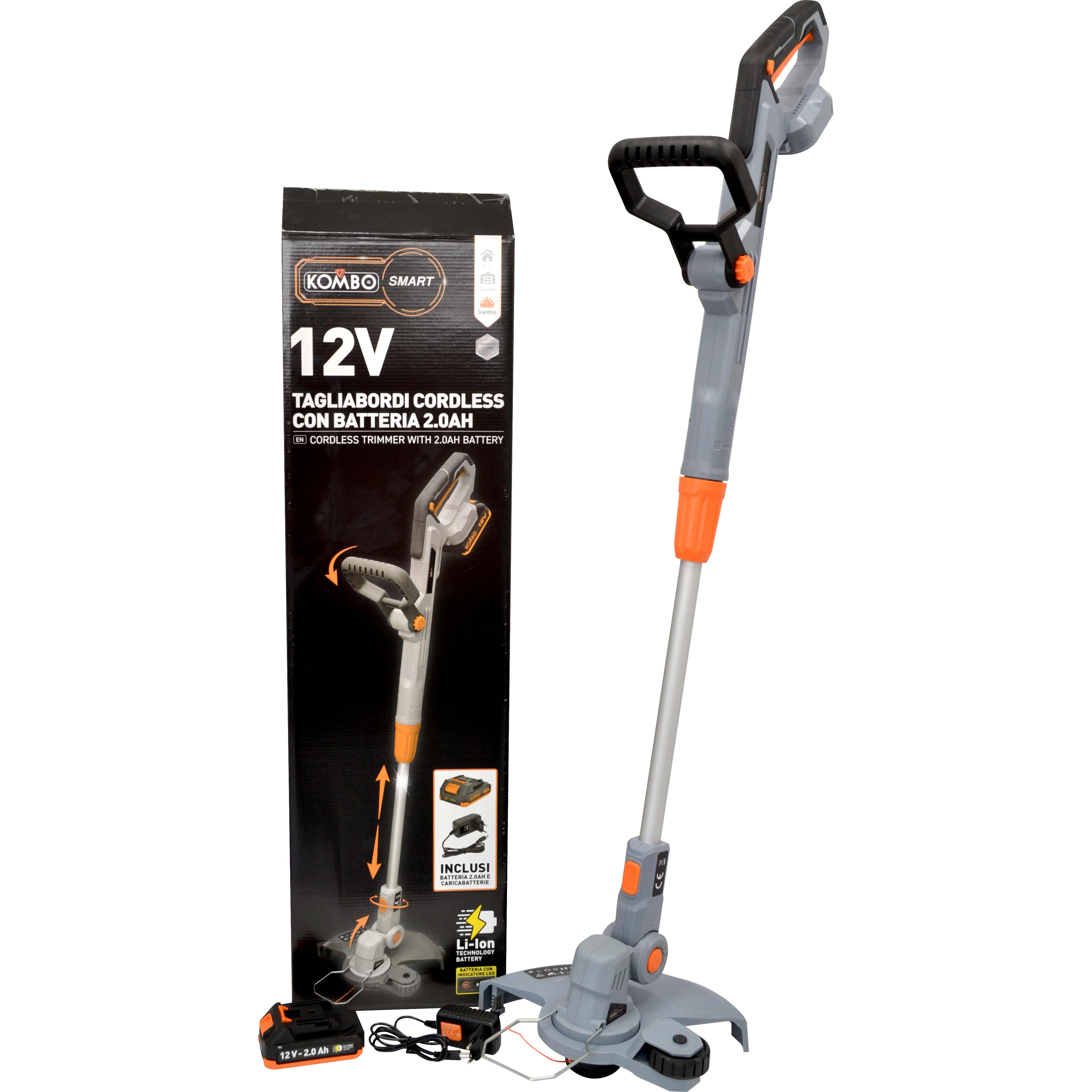 Kit Tagliabordi a Batteria Kombo Smart 12V 2.0Ah – Rifinitura Precisa e Senza Fili