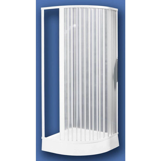 Box doccia bruco semicircolare 9 0x90 cm crb4b90