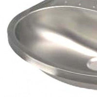 Lavabo a conchiglia completo di staffa