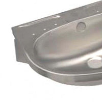 Lavabo a conchiglia completo di staffa