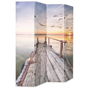 Divisorio Ambienti | Divider per stanze | Paravento Pieghevole 160x170 cm Stampa Lago
