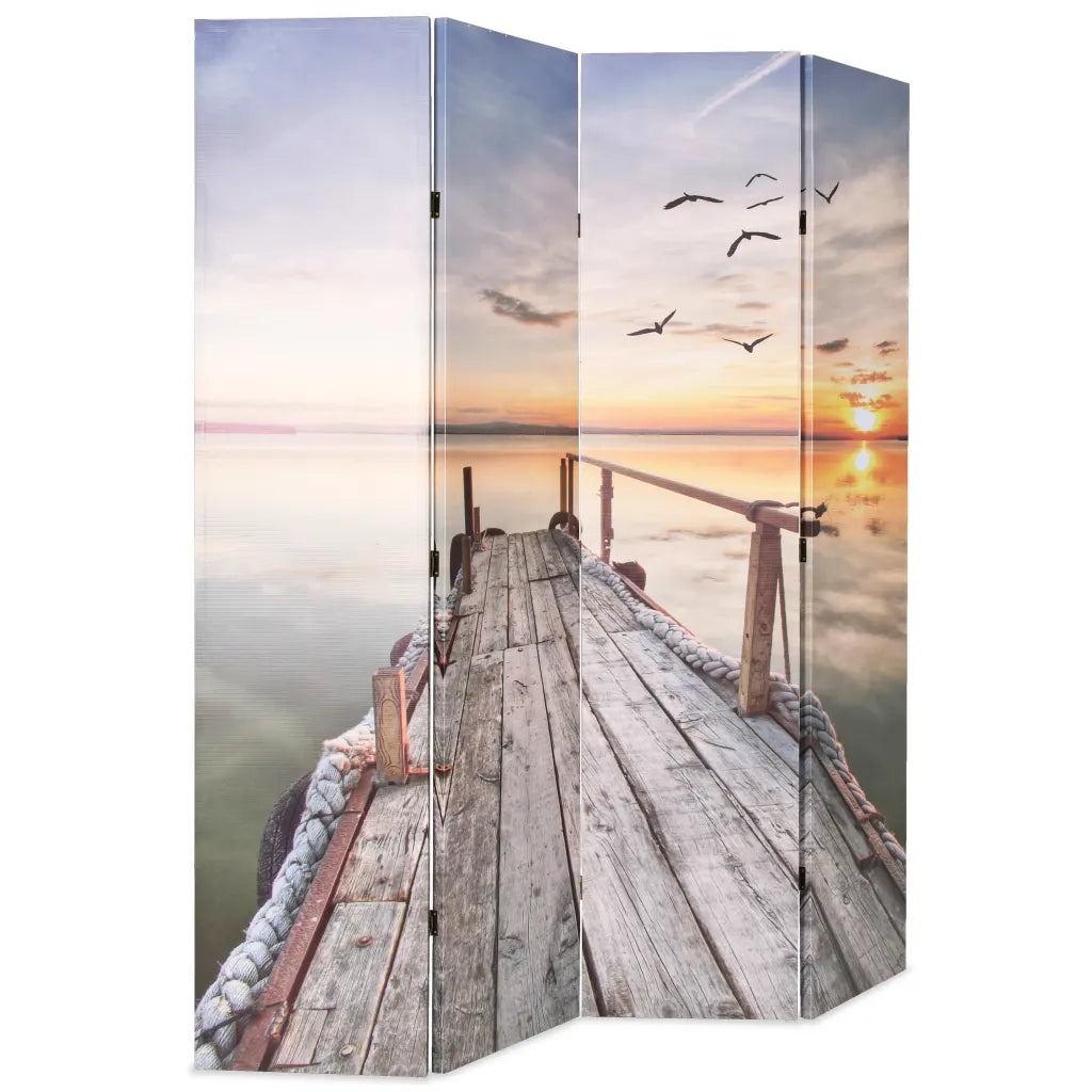 Divisorio Ambienti | Divider per stanze | Paravento Pieghevole 160x170 cm Stampa Lago