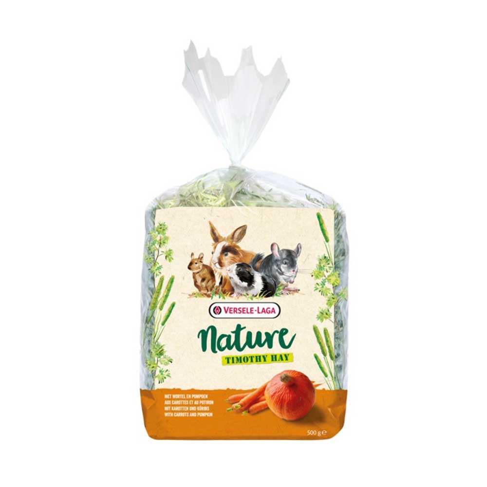 VERSELE LAGA Nature Fieno Timothy 500 gr Carota e Zucca