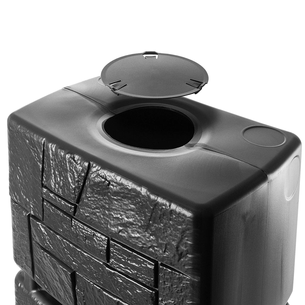 Serbatoio per acqua piovana KADAX da 350 litri, contenitore per acqua piovana con rubinetto.