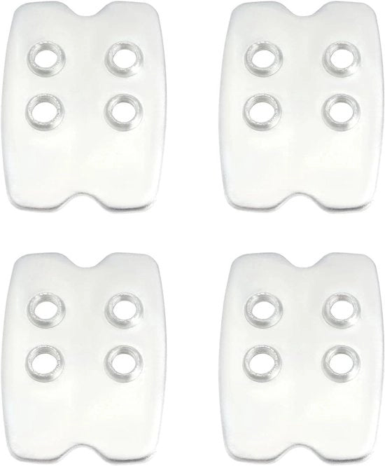 Accessori per bicicletta - Clip per pedali Shimano SPD - SM-SH51 SM-SH52 SM-SH55 SM-SH56 - 29.4x39.3mm - 4 pezzi neri.