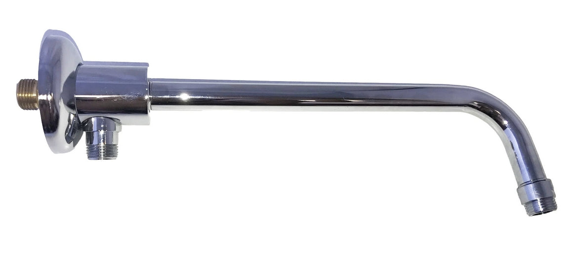 Kit set con braccio doccia da 30 cm e deviatore a pressione