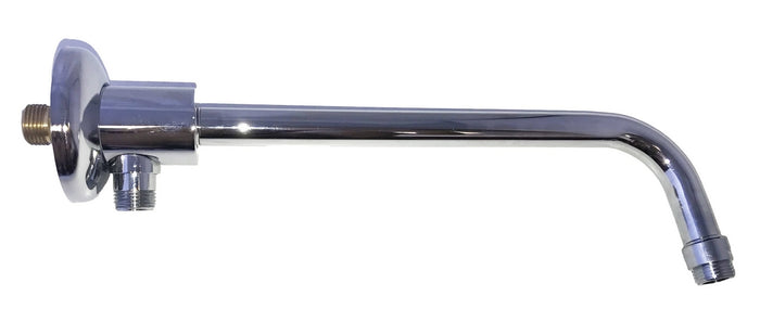 Kit set con braccio doccia da 30 cm e deviatore a pressione