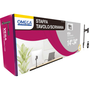 Staffa da Tavolo per Monitor PC o TV – Supporto Regolabile Universale