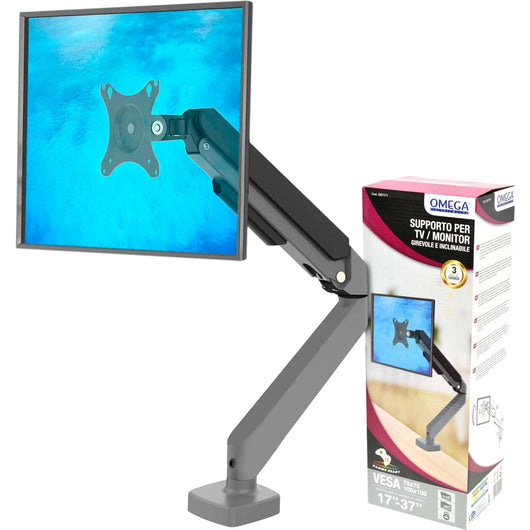 Supporto da Parete per Monitor e TV 17"-37" Regolabile – Nero