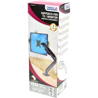 Supporto da Parete per Monitor e TV 17"-37" Regolabile – Nero