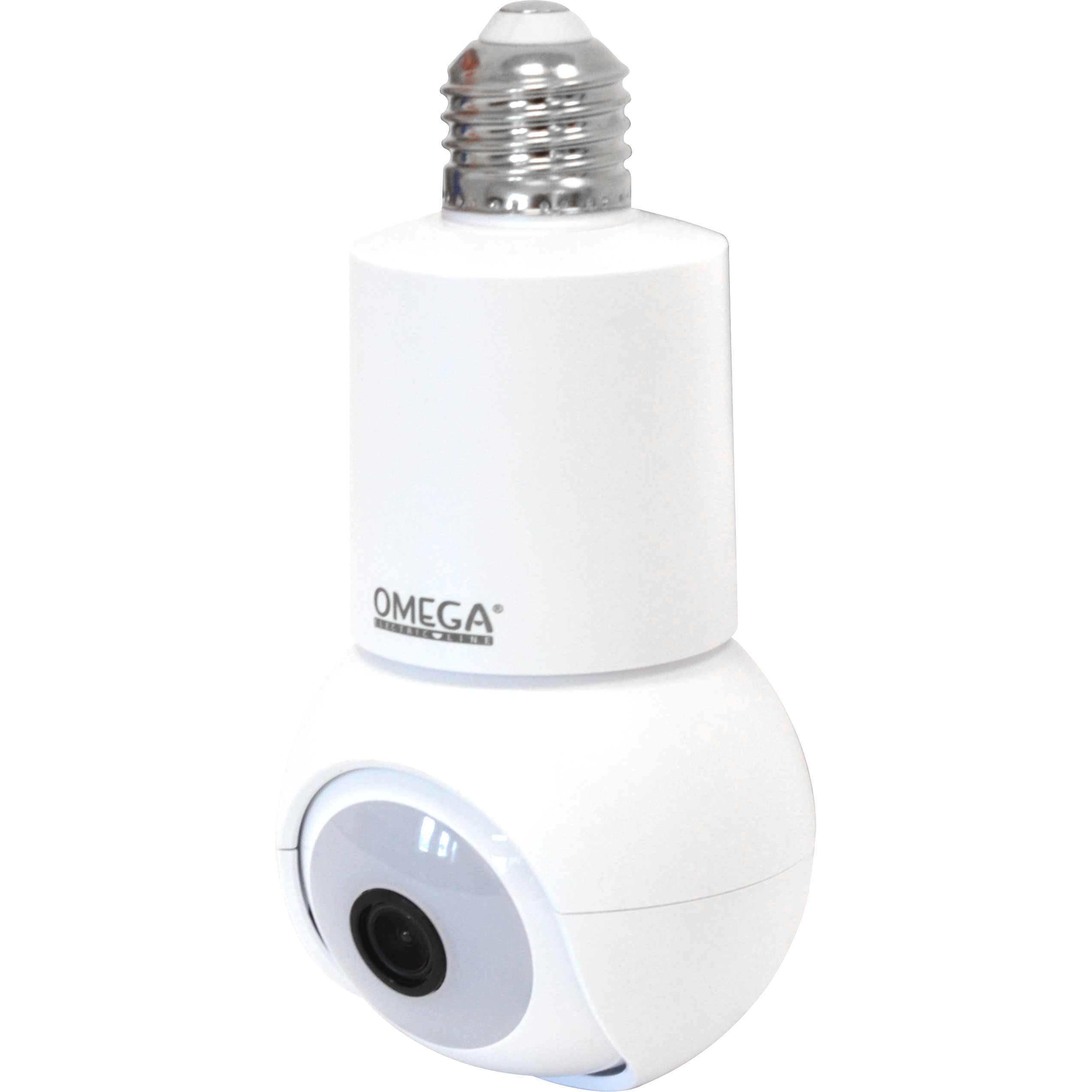 Telecamera Smart WiFi con Attacco E27 – FHD 1080P, Rilevamento Umano, Visione Notturna