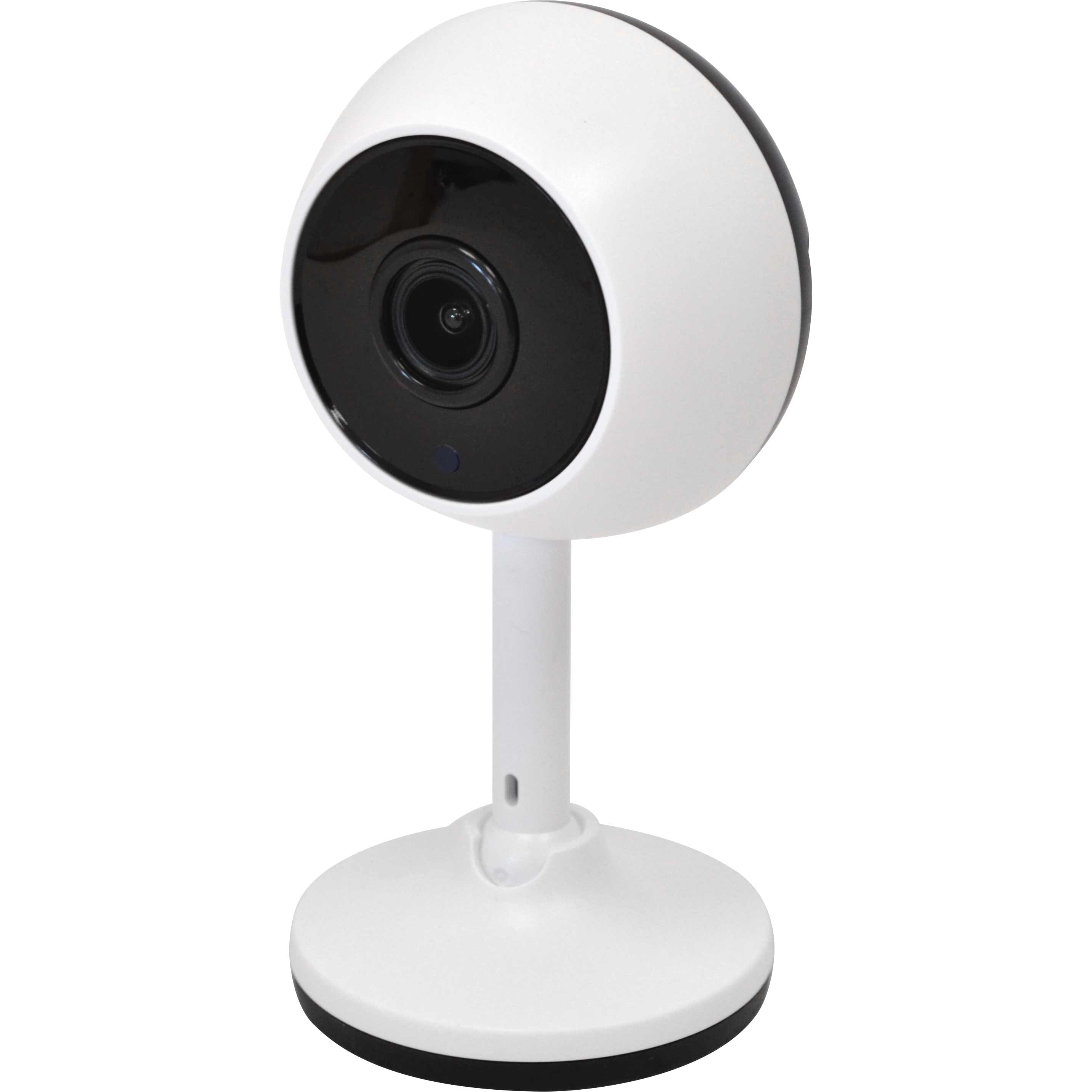 Telecamera Smart WiFi Mini Full HD 1080P Bianca – Rilevamento Umano, Visione Notturna, Audio Bidirezionale